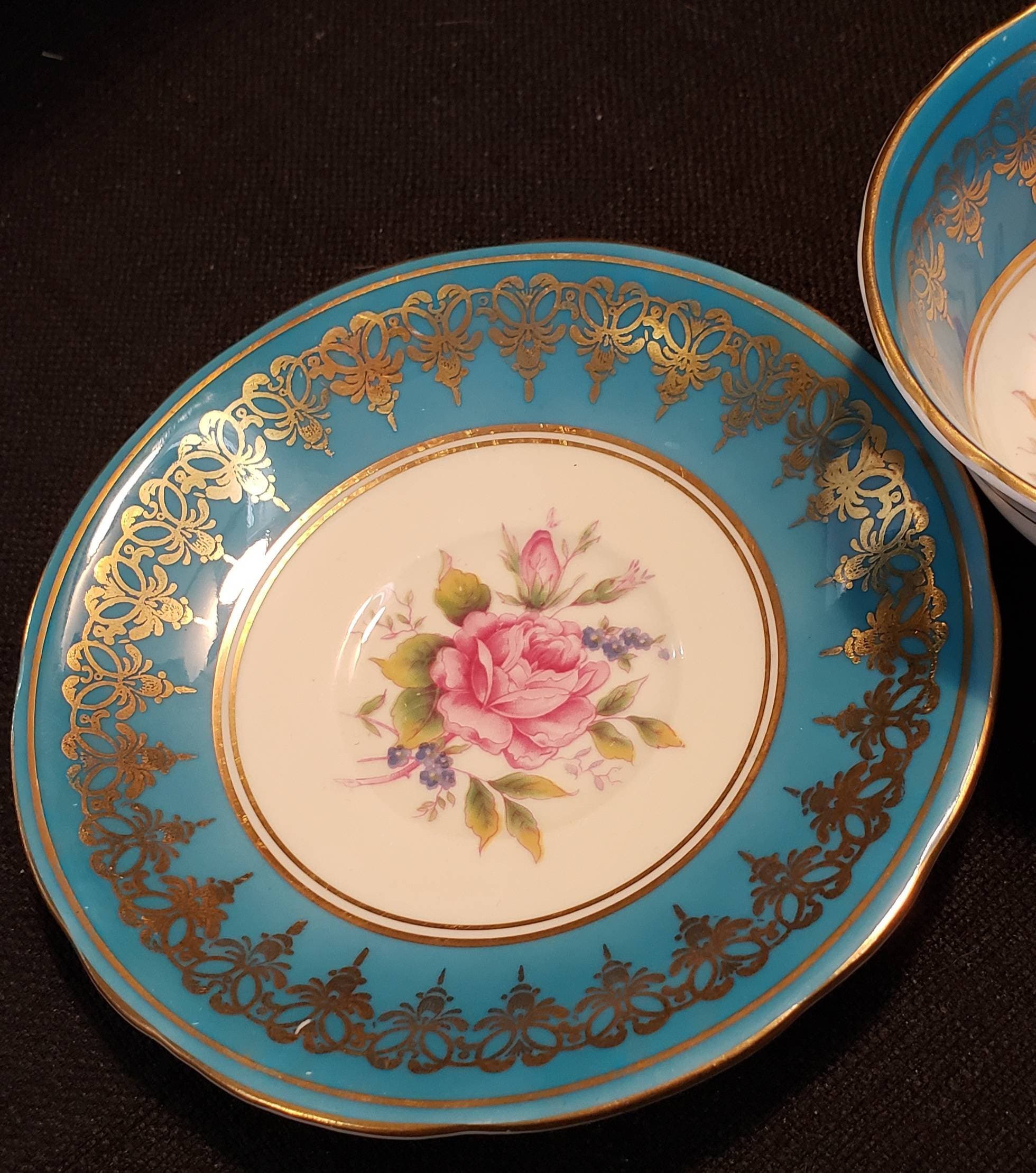 22 【磁器】AYNSLEY Amazon.com | Aynsley Empress Cobalt Teacup(s) & Saucer(S