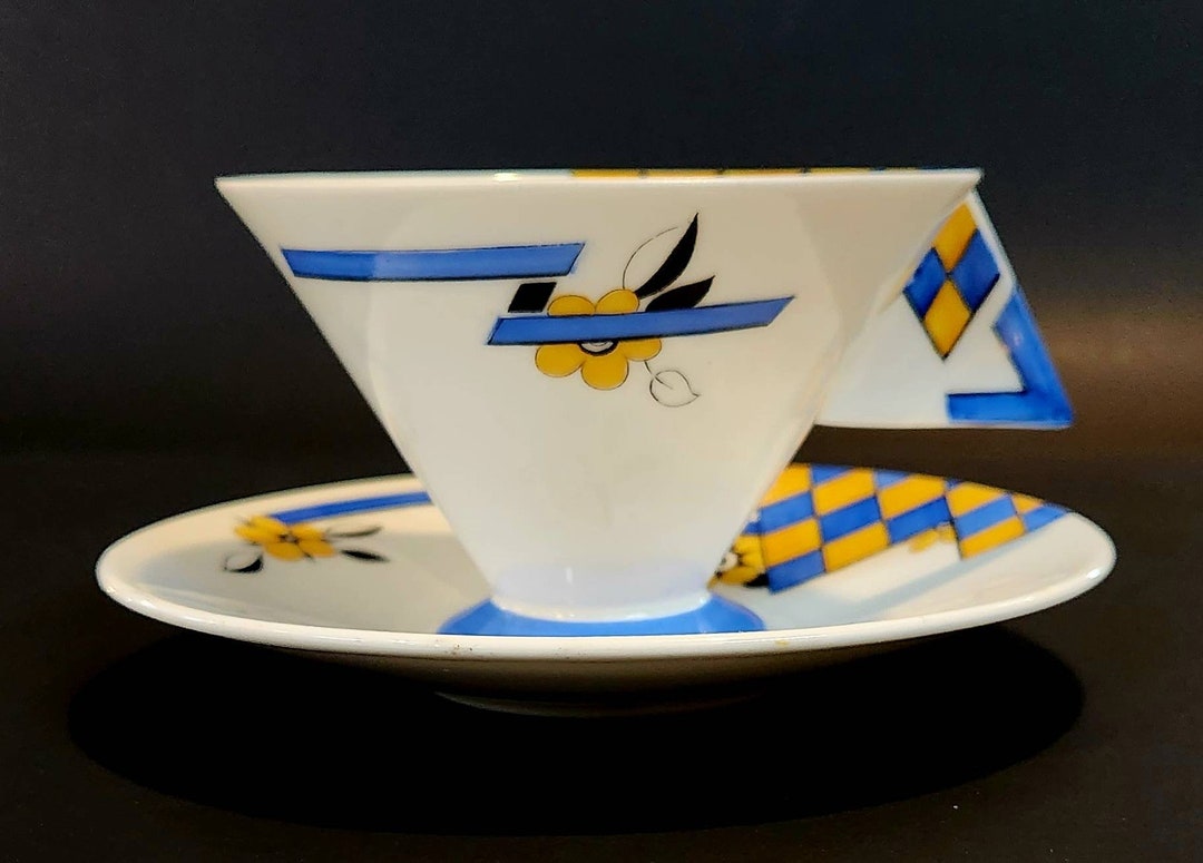 1930's Shelley Harlequin Teacup and Saucer Pattern 11741 Etsy
