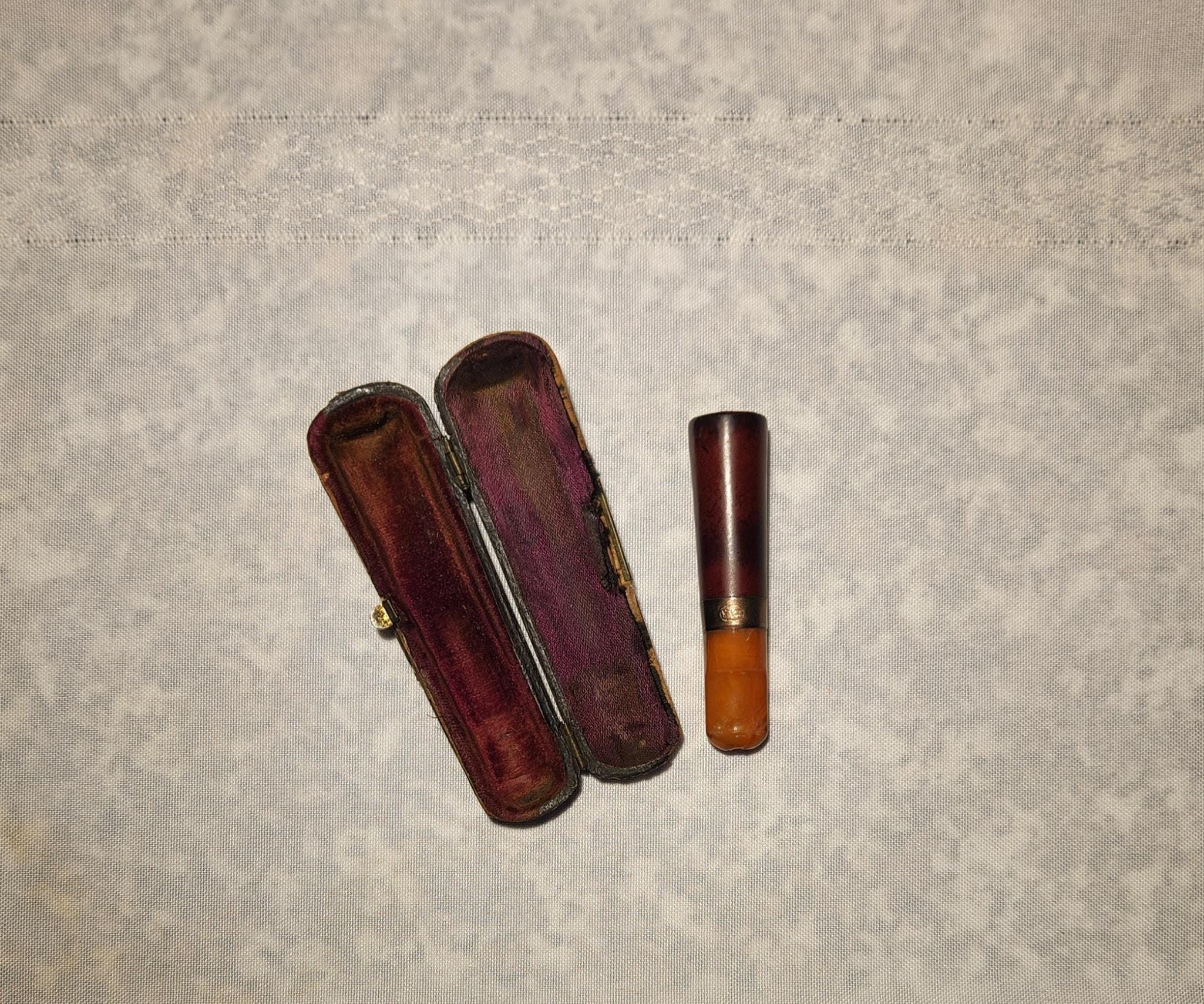 Cigar / Cheroot / Cigarette Holder with Case  -  Beatiful Colours