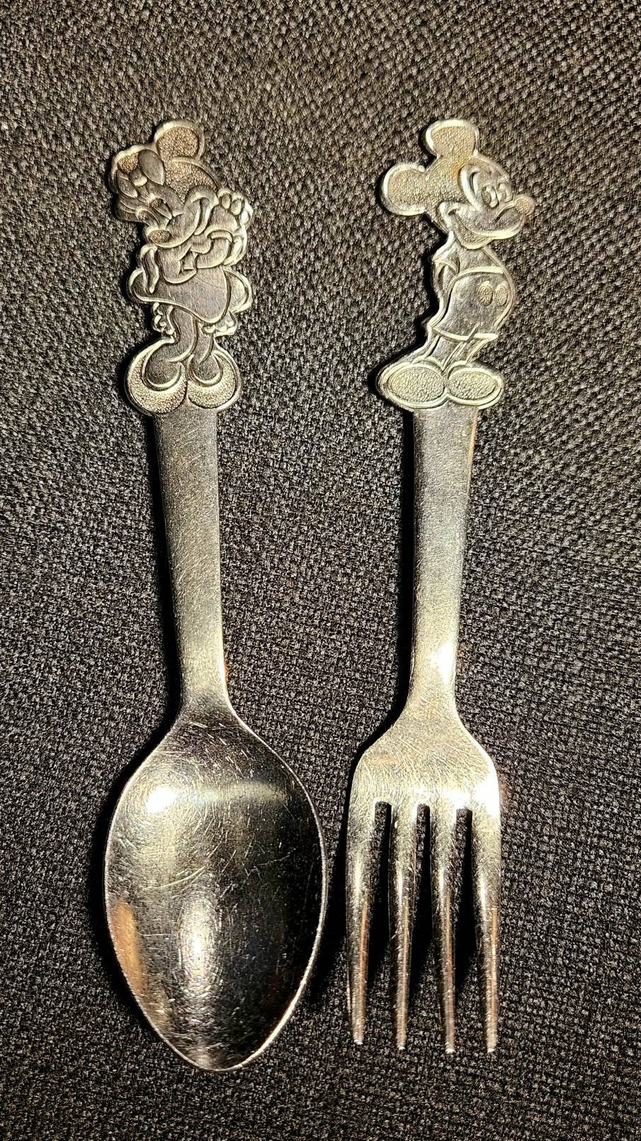 Vintage Walt Disney Mickey and Minnie Set. Matching