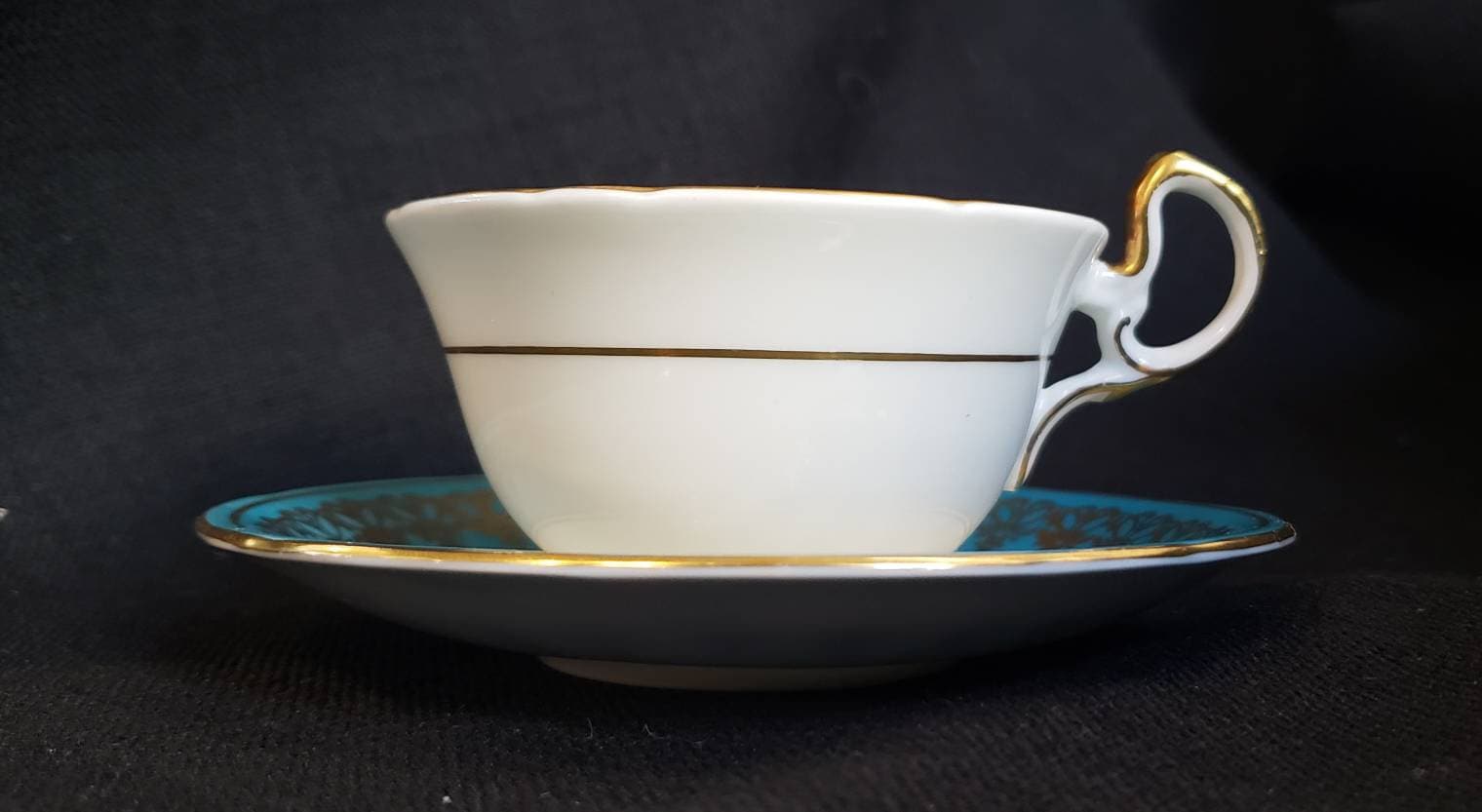 22 【磁器】AYNSLEY Antique Aynsley China Tea Cup & Saucer c1891-1910 – Vintage