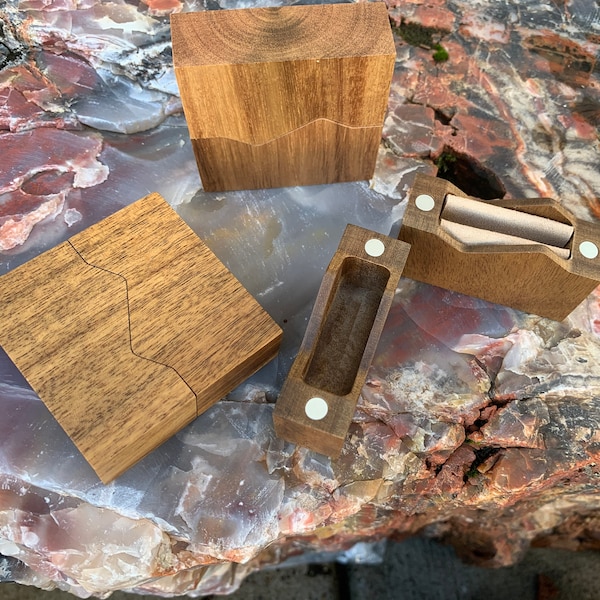 Koa Elegance: Handcrafted Wooden Ring Box