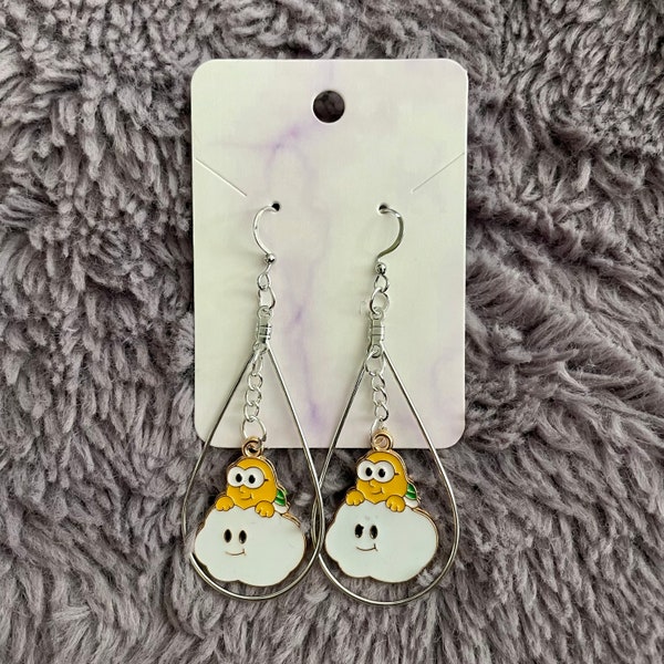 Lakitu Charm Earrings