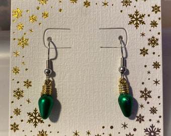 Light bulb earrings