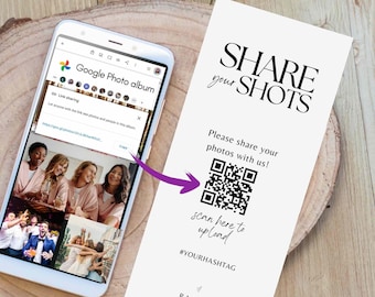 I spy wedding game template photo hunt card scavenger hunt wedding photo game reception share your shots - canva camera qr printable #SA01