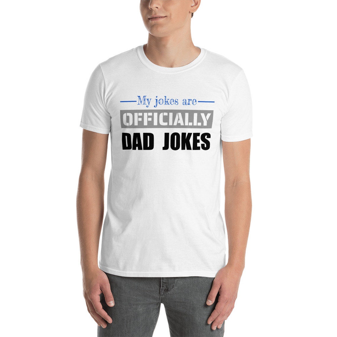 Expecting Dad Shirt Funny Gift Official Dad Jokes New Dad Gift Etsy