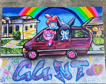 Cutsey Characters Canvas