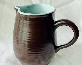 Franciscan Studio Pottery Brown Glazed Milk Jug.