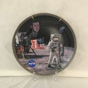 Vintage &#39;The Eagle Has Landed&#39; Collectible porcelain plate