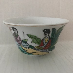 Traditional Chinese porcelain teacup