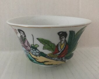Traditional Chinese porcelain teacup