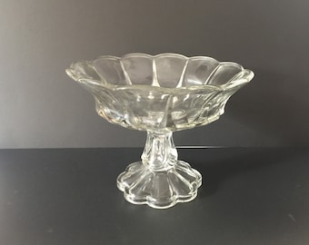 Lead Glass Pedestal plate