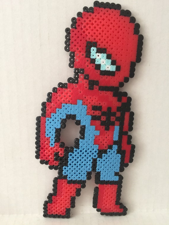 Spider man Perler Beads Art Etsy New Zealand