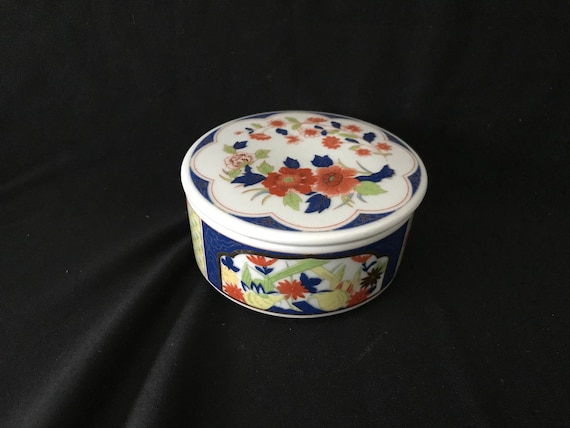 Vintage Royal Shillah porcelain Trinket box, Jewelry box