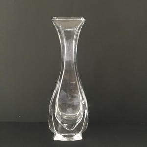 Vintage Crystal Glass Vase