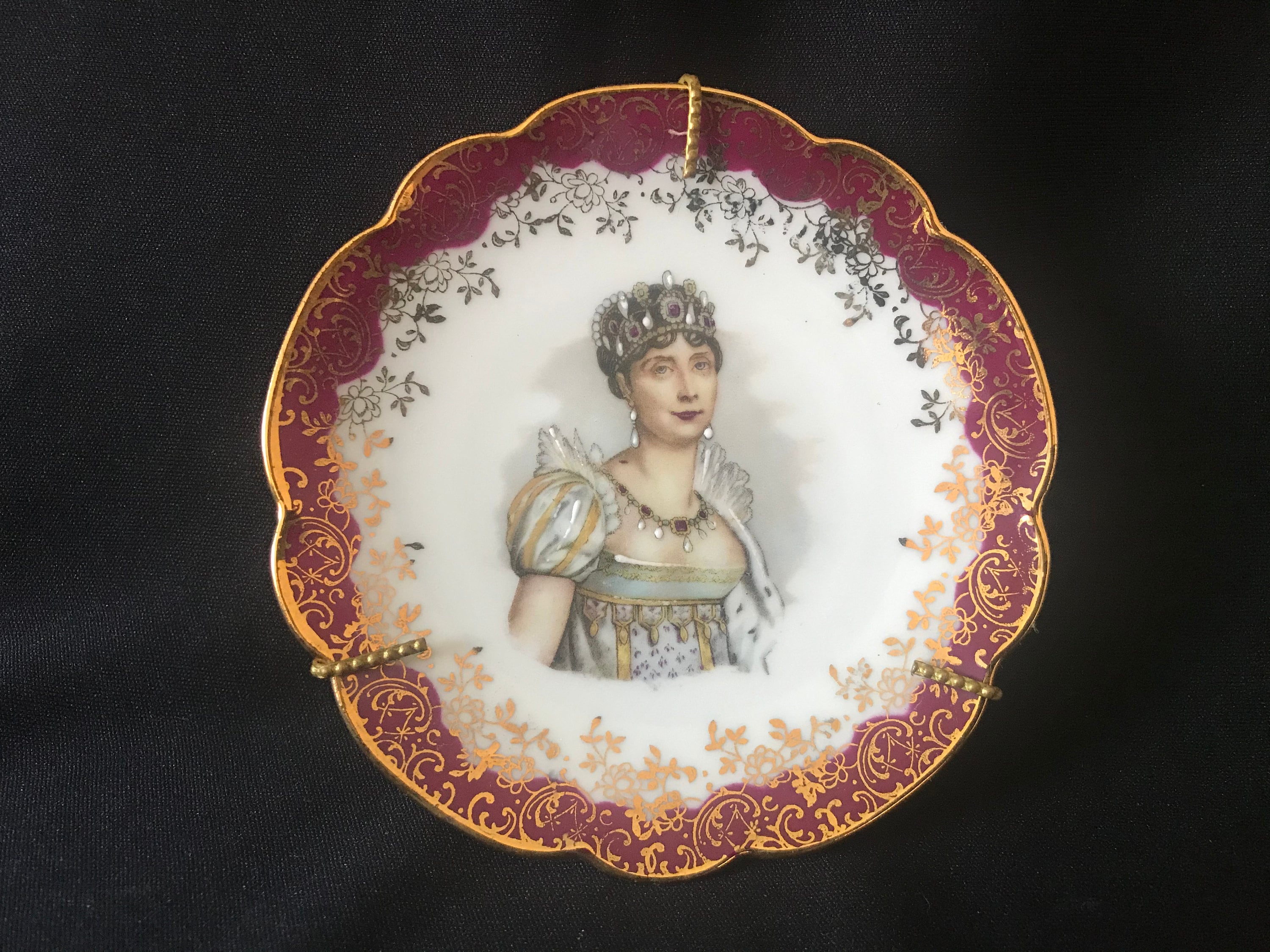 2 Vintage Limoges France Porcelain Small Plates With Stand - Etsy