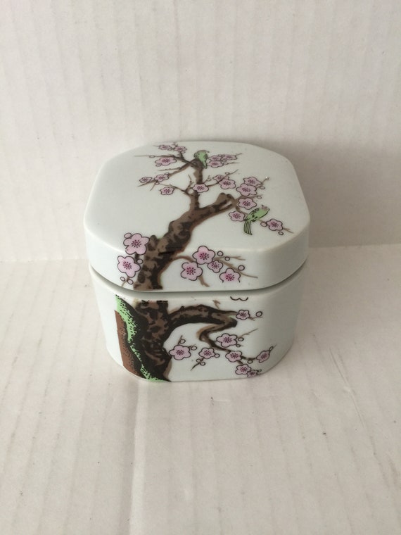 Porcelain Trinket Jewelry Box