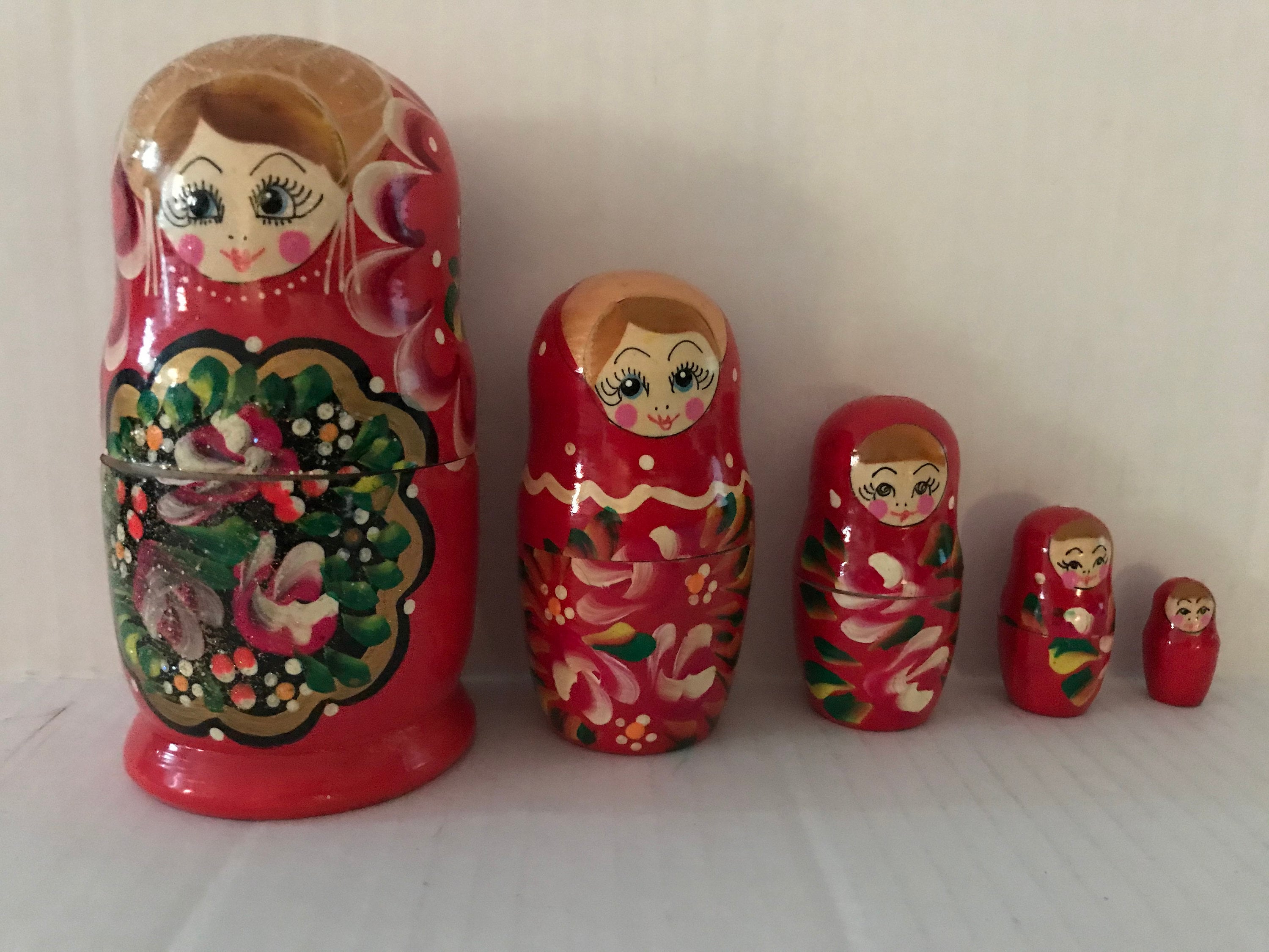 ビンテージロシアの入れ子人形、マトリョーシカ人形 - Etsy 日本