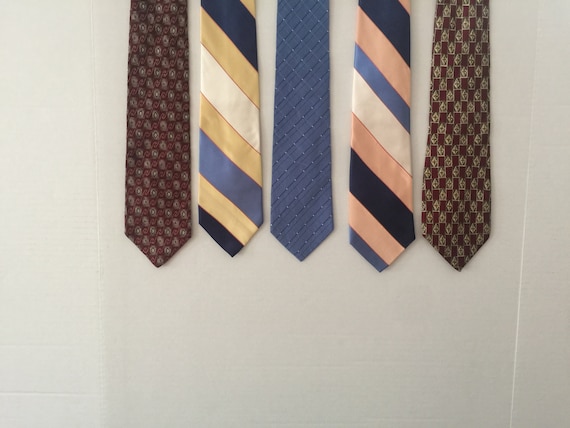 Five Vintage Neckties - image 1