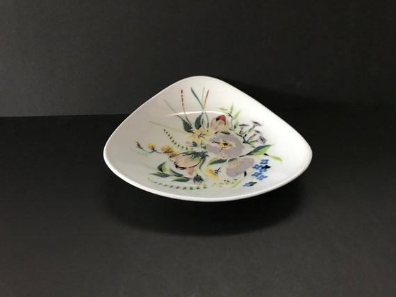 Limoges Frankreich Dreieck Porzellan teller