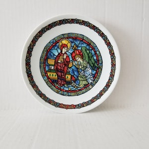 Henri D&#39;Arceau Limoges Noel Christmas 1982 Plate