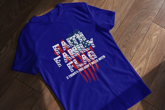 faith family flag freedom shirt