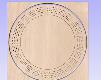 14 en Cribbage Board Archivos DXF/SVG/PDF 4 jugadores