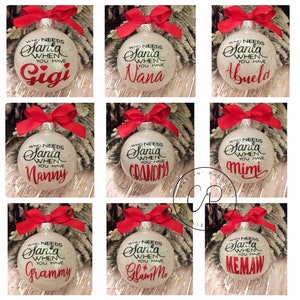 Personalized Grandparent ornament / GiGi/ Mimi/Abuela/Grammy/Grandma/Memaw/Nanny/Nana/Glamma