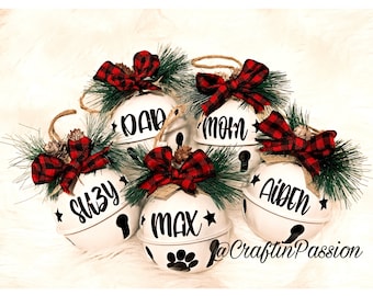 Bell ornaments // Personalized ornaments // Bells // Bells Christmas ornament