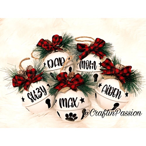 Bell ornaments // Personalized ornaments // Bells // Bells Christmas ornament