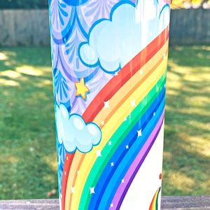 Rainbow Brite / Rainbow Brite tumbler /Rainbow Brite 80s baby / 80s tumbler image 4