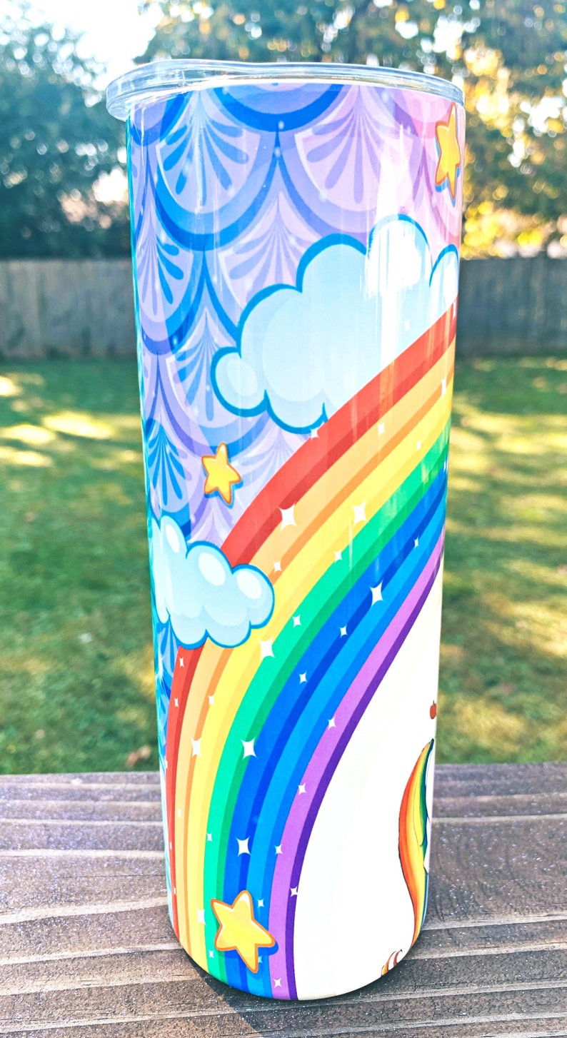 Rainbow Brite / Rainbow Brite tumbler /Rainbow Brite 80s baby / 80s tumbler image 4