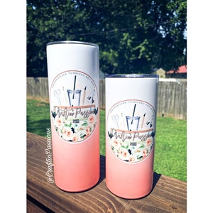 Custom logo tumbler / personalized business tumbler / any design & any colors