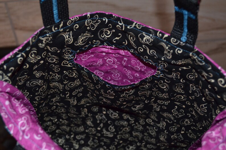 Music Notes Tote Bag