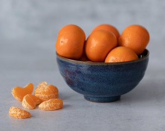 Ceramic Snack Bowl // cereal bowl, ice cream sundae dish, handmade pottery side dish bowl, stackable bowls, small ceramic bowl, snack dish