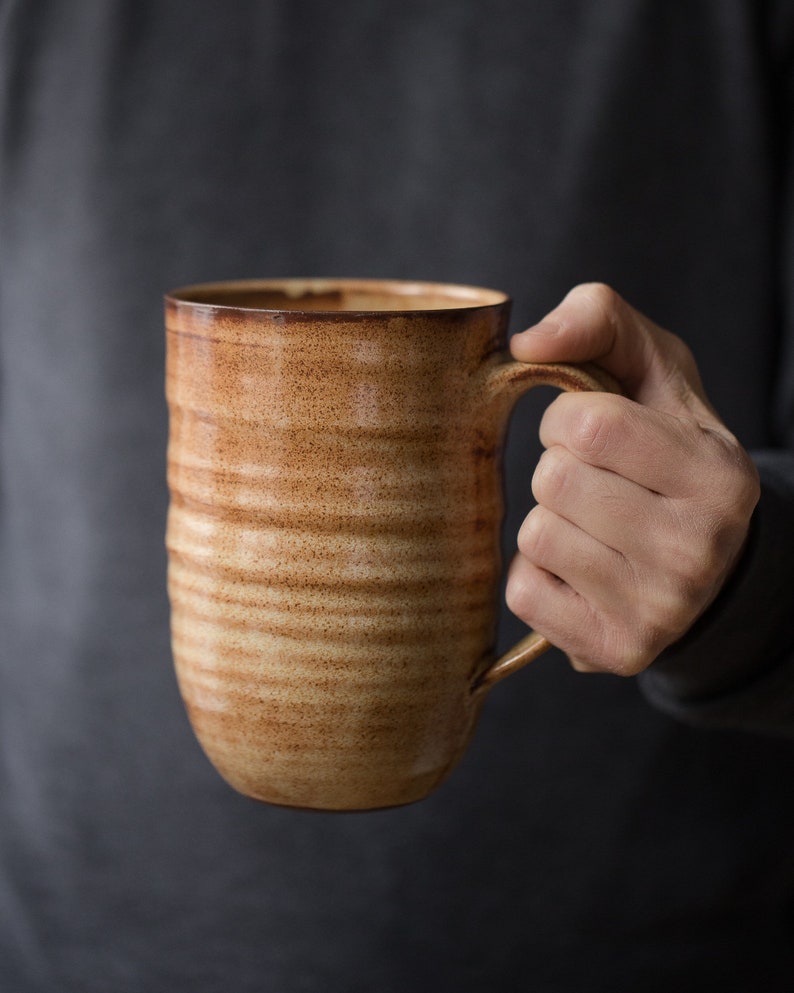 The Giant Mug // oversized mug, 24 oz mug, huge ceramic mug, hot cocoa mug, gifts for him, coffee gifts, extra large coffee cup image 6