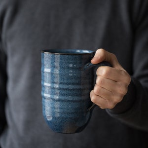 The Giant Mug // oversized mug, 24 oz mug, huge ceramic mug, hot cocoa mug, gifts for him, coffee gifts, extra large coffee cup image 3