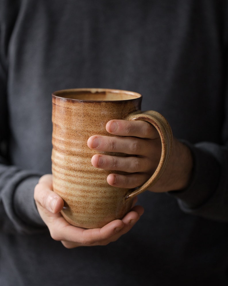 The Giant Mug // oversized mug, 24 oz mug, huge ceramic mug, hot cocoa mug, gifts for him, coffee gifts, extra large coffee cup image 7