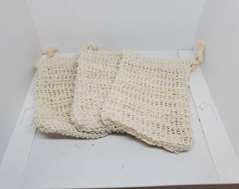 Soap Saver: Exfoliating Soap Bag