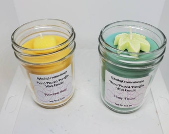 Fragrant Candles: Pineapple Sage, Hemp Flower