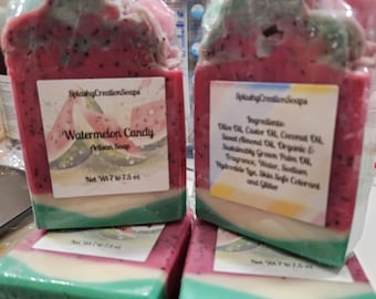 Watermelon Scented Artisan Soap