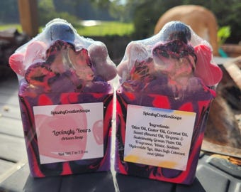 Lovingly Yours Artisan Soap: Apple, Peach, Cherry Blossom Scent
