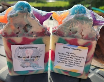Mermaid Treasure Artisan Soap: Beach Morning Scent