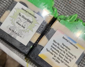 Its Showtime Artisan Soap: Pear, Eucalyptus, and Cedar Scent