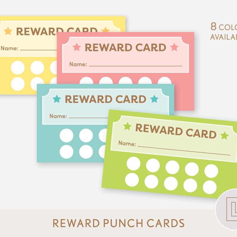 Reward Cards - Etsy