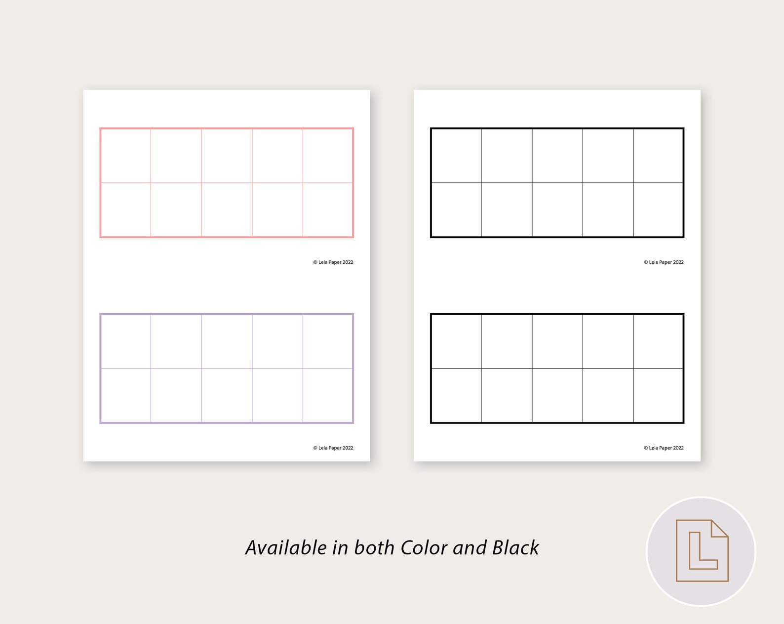 Ten Frames Printable Double Tens Frame Counting Ten Math Resources Math ...