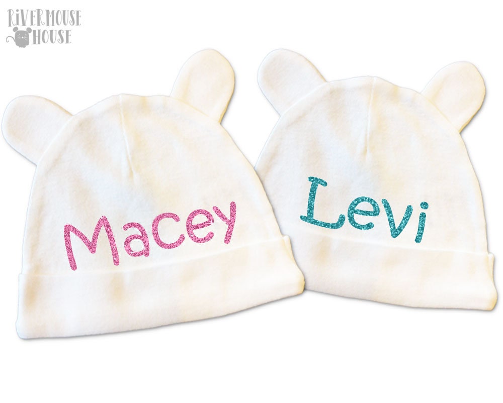 Personalised baby hats australia Clearance