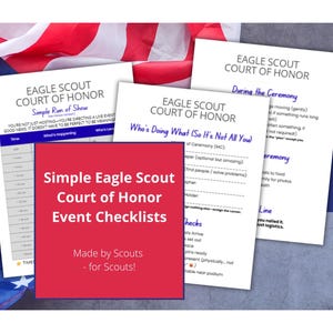 Guía de planificación para la ceremonia de investidura de Eagle Scout / Programa del evento + Lista de verificación (Descarga digital)
