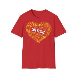 Cub Scout Herz Tee - Erwachsene