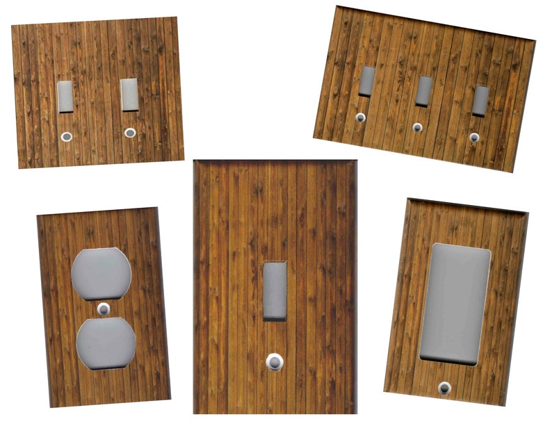 KNOTTY PINE WOOD Home Decor Light Switch Plates and Outlets Etsy